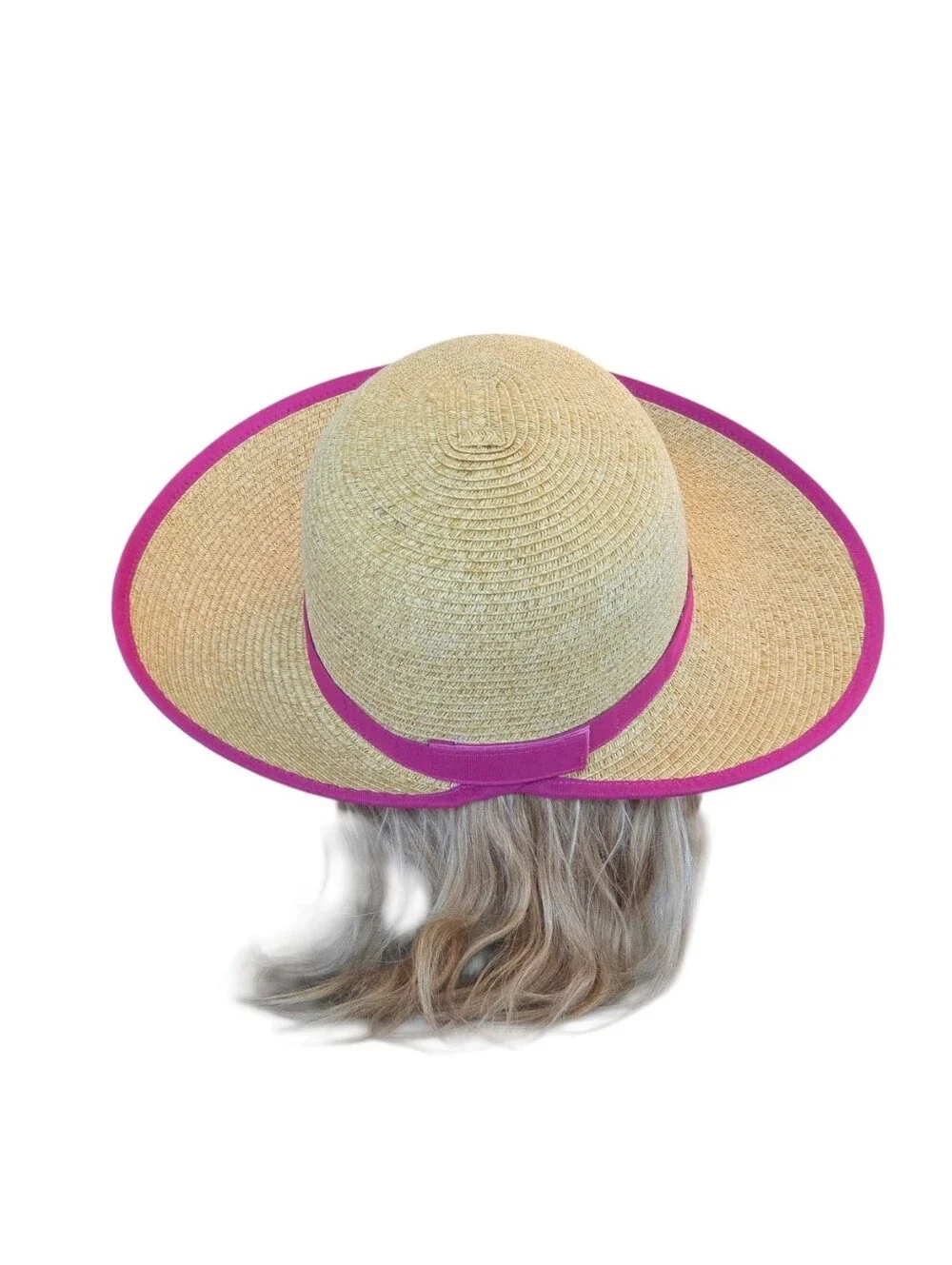 Sun 'n' Sand UPF 50+ Backless French Sun Hat Straw Beach Hat